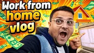 Work From Home Routine 🏠💻 | Aaj Ka WFH Vlog | Productivity + Masti