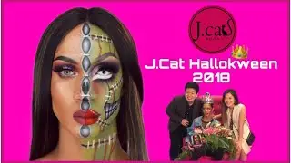 J.Cat Hallokween Challenge 2018 |Torn & Scarred. The stitched face of Mrs. Frankenstein.