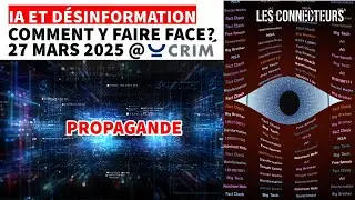 IA + D&Eacute;SINFORMATION - Un &eacute;v&eacute;nement du CRIM en partenariat avec LES CONNECTEURS