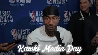Kawhi Leonard Talks About CP3 Retiring, Overcoming Injuries & All-Star Format at Media Day