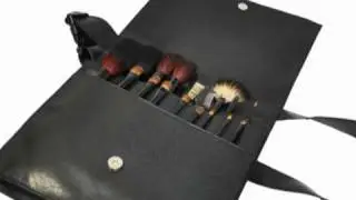 Beauties Factory  - 18pcs Makeup Brushes with Black Waist Bag