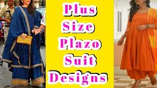 Trendy Plus Size Palazzo Suit Designs