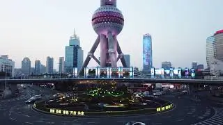 중국 상하이 (상해, Shanghai) Waitan (와이탄, 外滩), Pudong (푸동, 浦東),  Ferguson Lane (우강루, 武康路) - revised [4K]