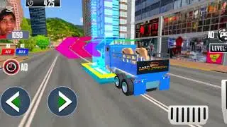 Farm Animal Transport Truck 🚚 Simulator 2025!Animal Truck Driving Simulator || Gameplay 🎮👀