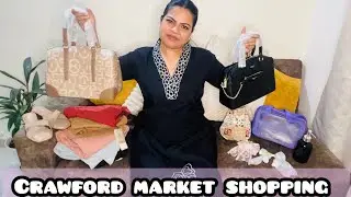 What I bought from Crawford market, Mumbai ? #shopping #mangaldasmarket #bhuleshwarmarket #zaveri 