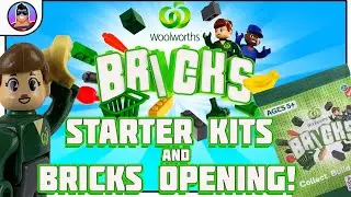 Woolworths & Countdown BRICKS!  |  Deluxe STARTER PACK & BLIND BAGS Opening!!