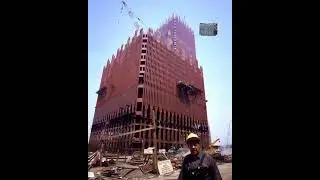 World trade centre under construction 1970.
