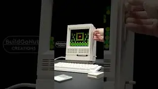 I built a 80s Macintosh vibe computer out of LEGO! #retrohardware #retrocomputing #lego #moc #asmr