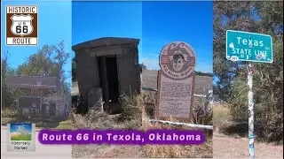 Route 66 in Texola, Oklahoma