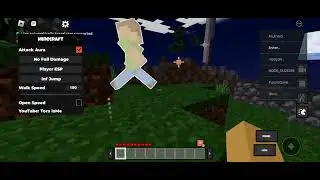 *OP* Roblox Minecraft Script | KILLAURA | ESP | NO FALL DAMAGE | Pastebin 100%