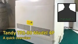 Tandy TRS 80 Model 4P | A quick overview
