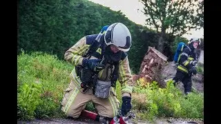 Oefening woningbrand - Post Koekelare
