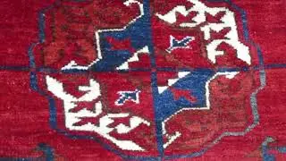 Video of an Antique Turkoman Rug!