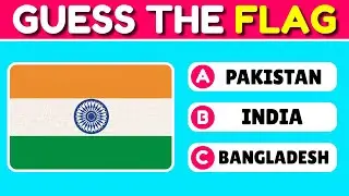 Guess and Learn ALL FLAGS Of ASIA | Flag Quiz 2025