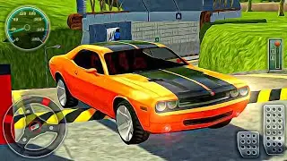Yellow Classic Mustang Shelby GT500 Driving Simulator - Multi Floor Garage Driver - Android GamePlay