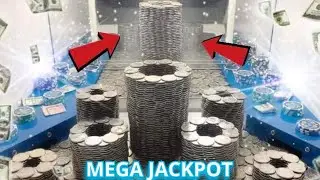 🔴(MUST SEE) CRASHING TOWERS HUGE PAYDAY! HIGH RISK COIN PUSHER! (MEGA JACKPOT)