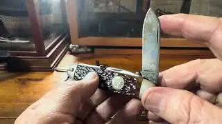 VINTAGE POCKET KNIVES Old bone Stagurday🇺🇸
