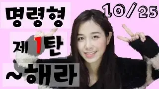 [기초일본어#25. ~해,~해라='乗れ、食べろ、しろ'] 무료 일본어