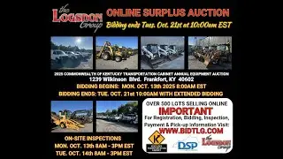 2025 COMMONWEALTH OF KY TRANSPORTATION CABINET ANNUAL EQUIPMENT AUCTION 