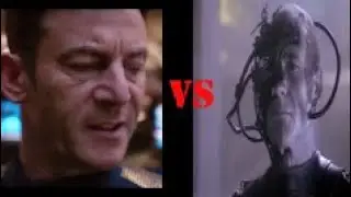 Discovery VS Borg space battle