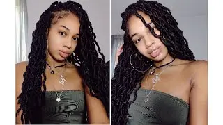 U Loc Dread Loc Wavy crochet hair ft.Samsbeauty.com // IMORIAH