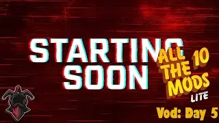 [Stream Vod] Hardcore ATM 10 Lite - Day 5, World 2 #minecraft #atm10 #letsplay