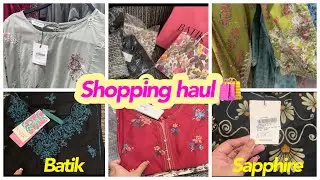 Shopping haul | Sapphire | Batik | New collection 🎀♥️