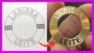Nada de Laser! Como fazer esse pingente todo recortado na serra. Time-lapse