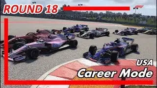 【F1 2018】#18 Career Mode : R18 USA Grand Prix