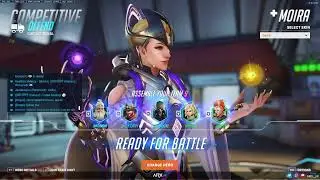 Overwatch 2 T500 Moira Gameplay - BEST Defense Strategy EVER...