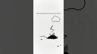 Ignoring Problems Won't Stop You From Sinking #motiongraphics #animation #satire