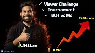 Viewer Challenge, Tournament, VS BOT 🤖 LIVE ♟️Chess.com #main #chesslive #chessindia #chessstream