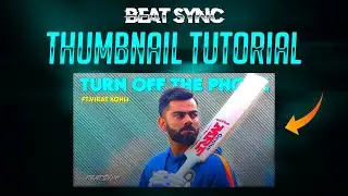How to make Cricket Beat Sync Thumbnail || Thumbnail Tutorial || Klassy Creation