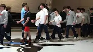 Gettysburg Bullets vs. Johns Hopkins Blue Jays.  Post match handshake.