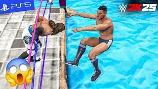 WWE 2k25 - Bodies Flying, Water Splashing — The Royal Rumble Flood | PS5