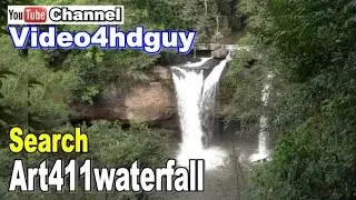 Waterfall HD 3 hours Screensaver peaceful relaxing, nature sound Video WF06 | art411waterfall&trade;