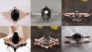 Most beautiful and stunning black diamond rings ideas