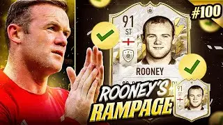 BUYING 91 PRIME ICON WAYNE ROONEY!! ROONEY'S RAMPAGE #100 (FIFA 22)