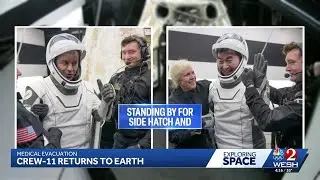 WATCH: NASA&rsquo;s SpaceX Crew-11 splash down on Earth after ISS medical evacuation