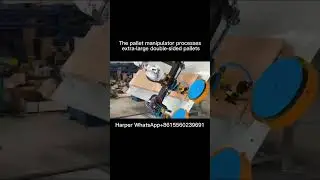 The wooden pallet nailing manipulator with a robot arm
