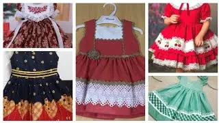 Latest baby girl cotton frock design|ghr pr silai kiye hue chotti bachion k frock design ideas 