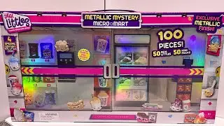 SHOPKINS Real Littles METALLIC MYSTERY Micro Mart UNBOXING!!! 2021 Real Littles Mini Toys Review!
