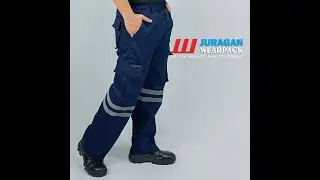 Celana Safety Warna Biru Navy