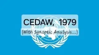 CEDAW, 1979 #cedaw #unconvention #un #internationallaw #womenrights