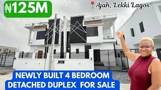 HOUSE FOR SALE IN LEKKI LAGOS NIGERIA; Newly Built ₦125M 4 Bedroom Detached Duplex for Sale in Ajah