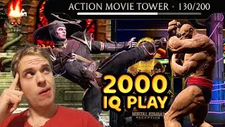 MK Mobile. 2000 IQ Play in Action Movie Tower Battle 130. Boss Goro Had No Chance!