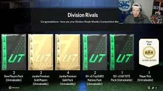 PATH TO GLORY DIVISION 3 UPGRADED REWARDS! 95+ TOTS PLAYER PACKED! FC24 Ultimate team