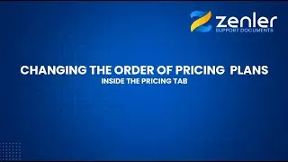 👉 Courses - Payment Plan - Changing the Order of Pricing Plans