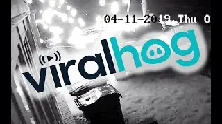 Sparks Fly in Late Night Accident || ViralHog