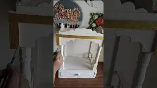 Mandir renovation idea 💡 old to new mandir #oldtonew #diy #mandirdecor #renovation  @craftsafari
